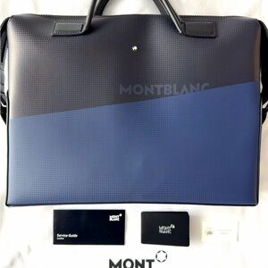 Montblanc Dual-Tone Black and Blue Briefcase